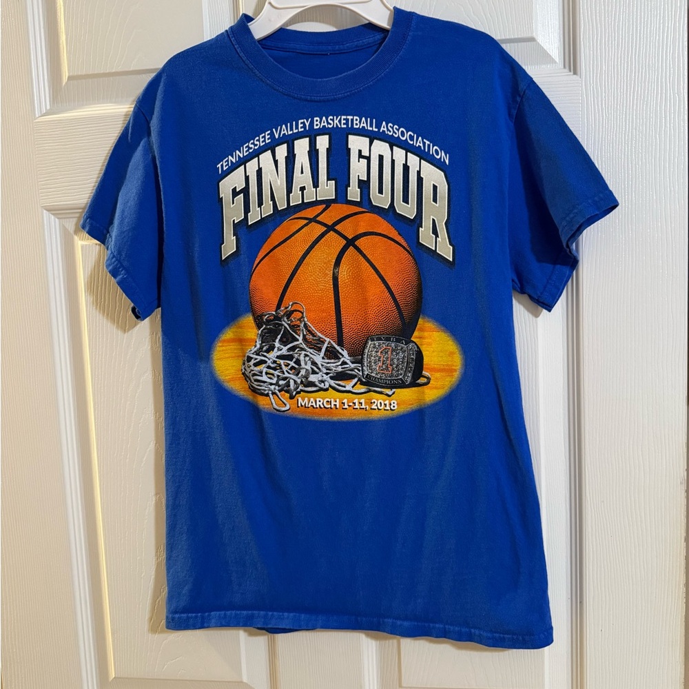 Blue TN Valley Final Four Basketball T-Shirt